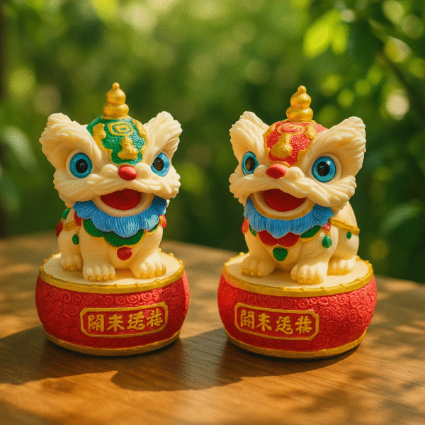 Colorful Fortune Guardian Lion