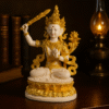 Hand-Carved Manjushri Bodhisattva — Flaming Sword