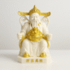 Hand-Carved Caishen – God of Wealth (Seated with Treasure Pot)