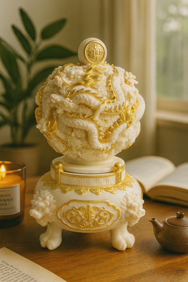 Hand-Carved Dragon Fortune Orb