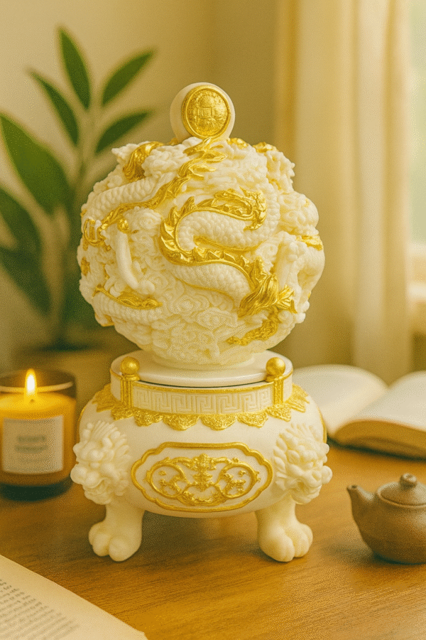 Hand-Carved Dragon Fortune Orb