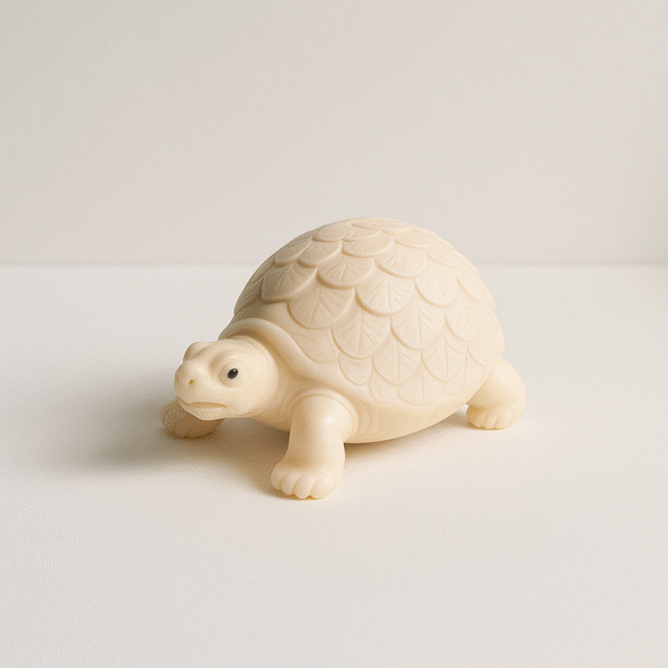 Fortune Turtle Figurine (Ivory Tone)